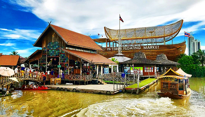 Chợ nổi 4 miền Thái Lan được đặt ở đâu?