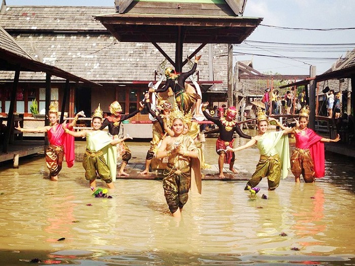 Chợ nổi 4 miền Thái Lan được đặt ở đâu?