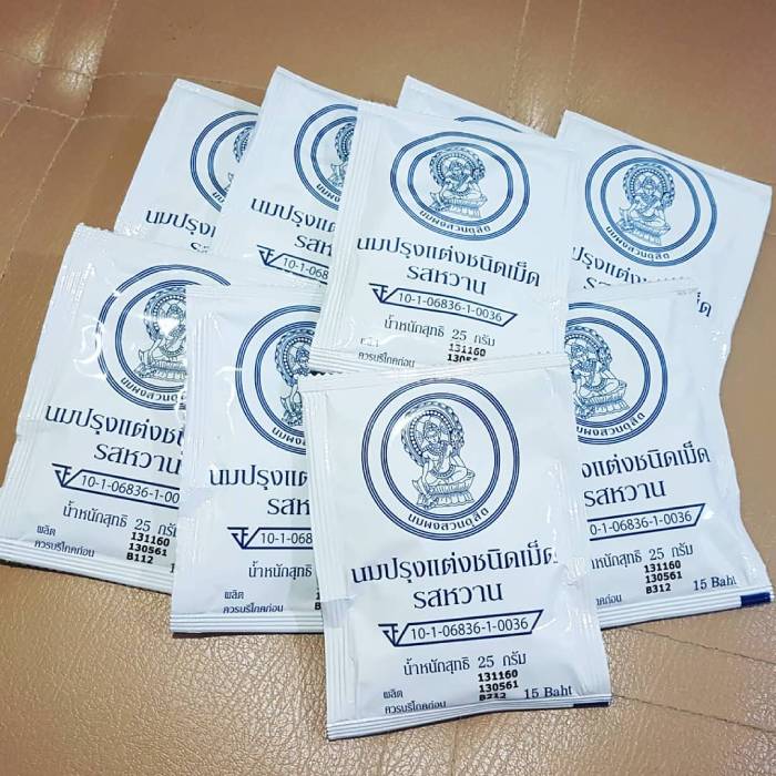 danh sách đồ ăn vặt Thái Lan xách tay