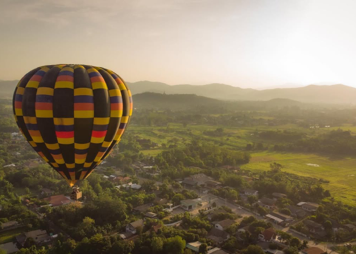 khinh khí cầu ở Chiang Mai